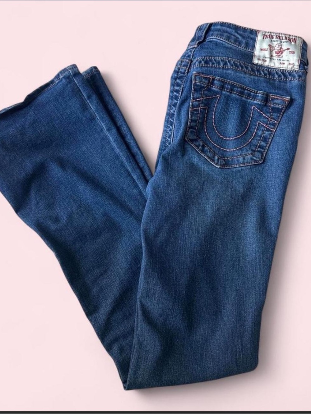 True Religion Women's Blue Boot Cut Jeans